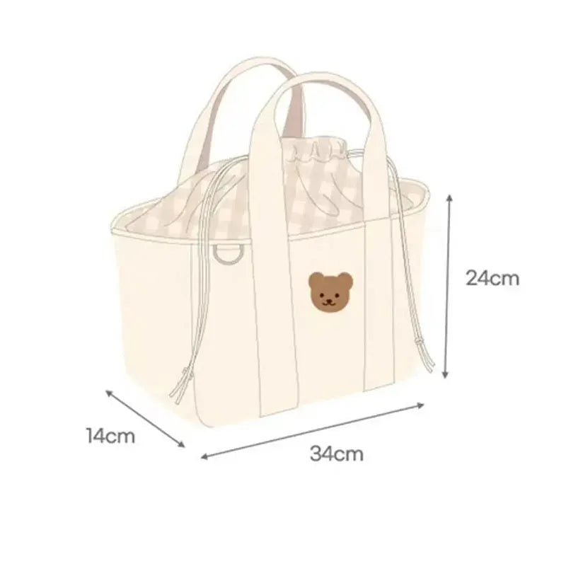 Sac de maternité pratique – Design ours blanc