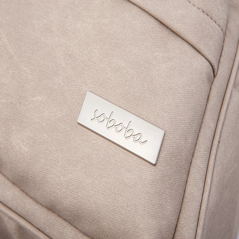 Sac à couches beige