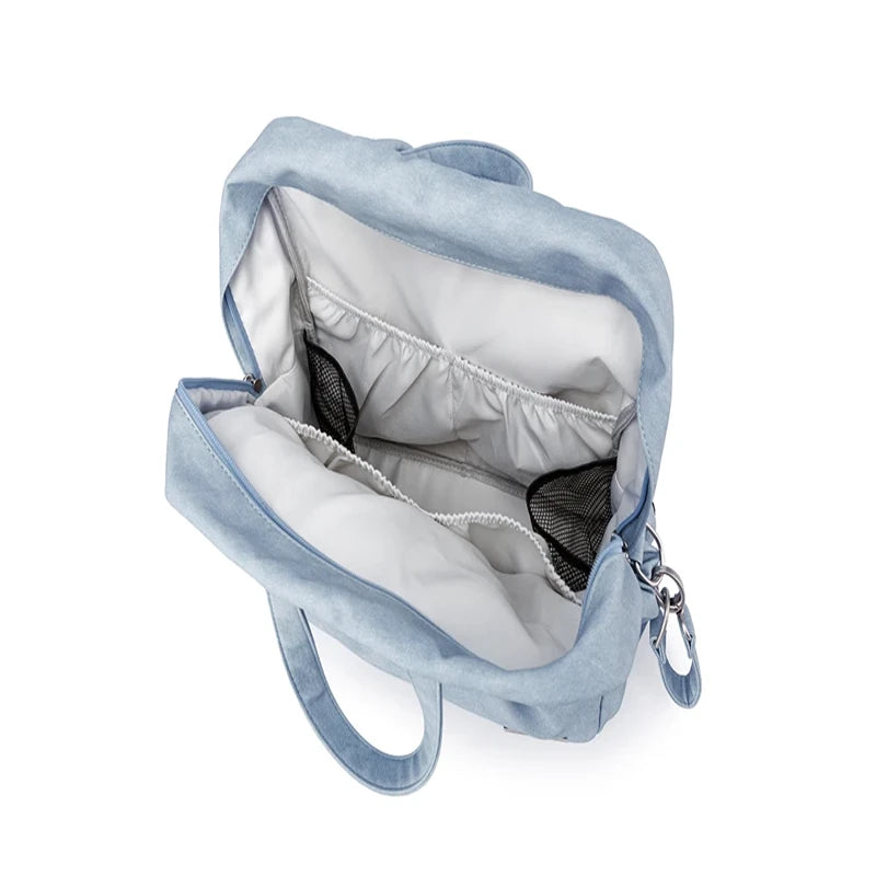 Grand sac à couches bleu