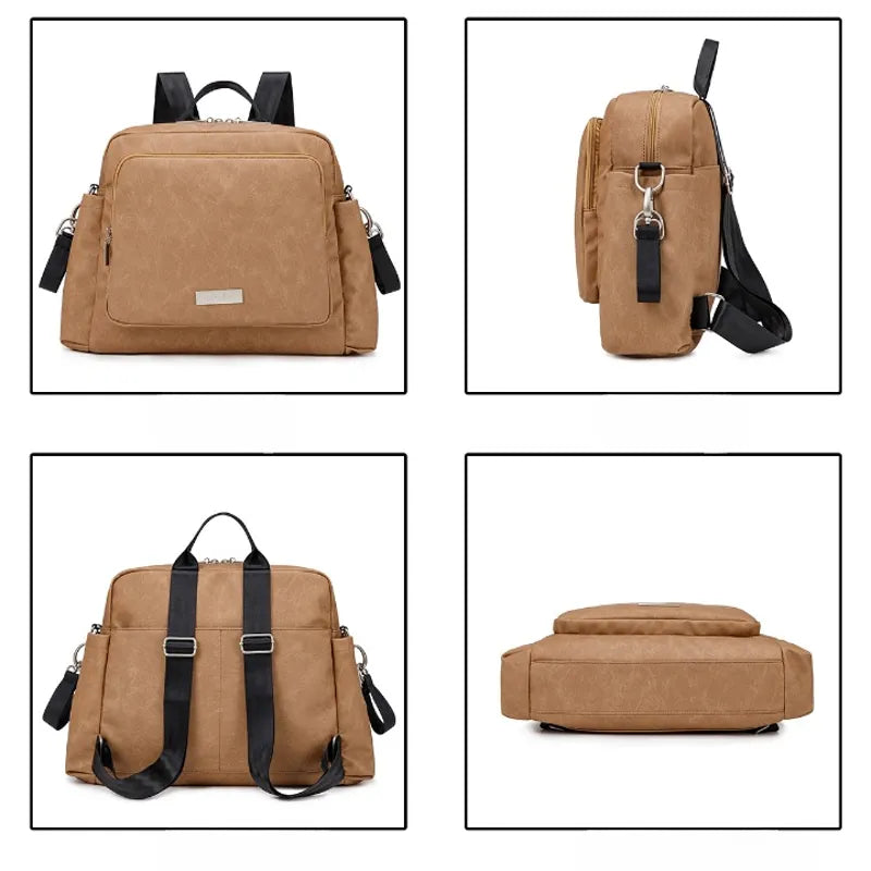 Sac de maternité marron & noir