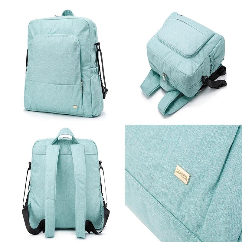 Sac a langer multi-fonction bleu