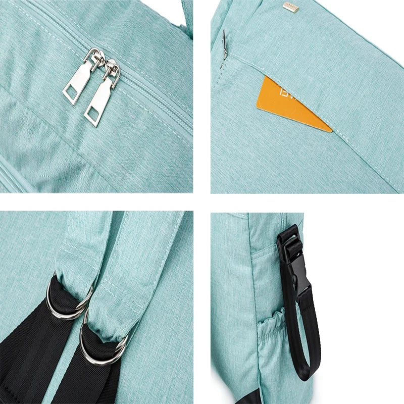 Sac a langer multi-fonction bleu