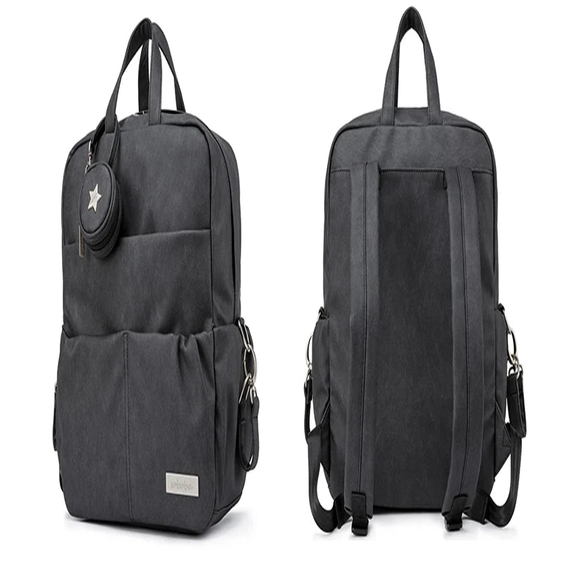 Grand sac à couches noir