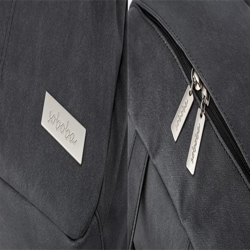 Grand sac à couches noir