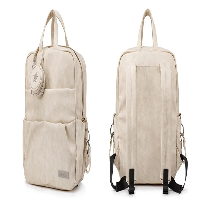 Grand sac à couches beige