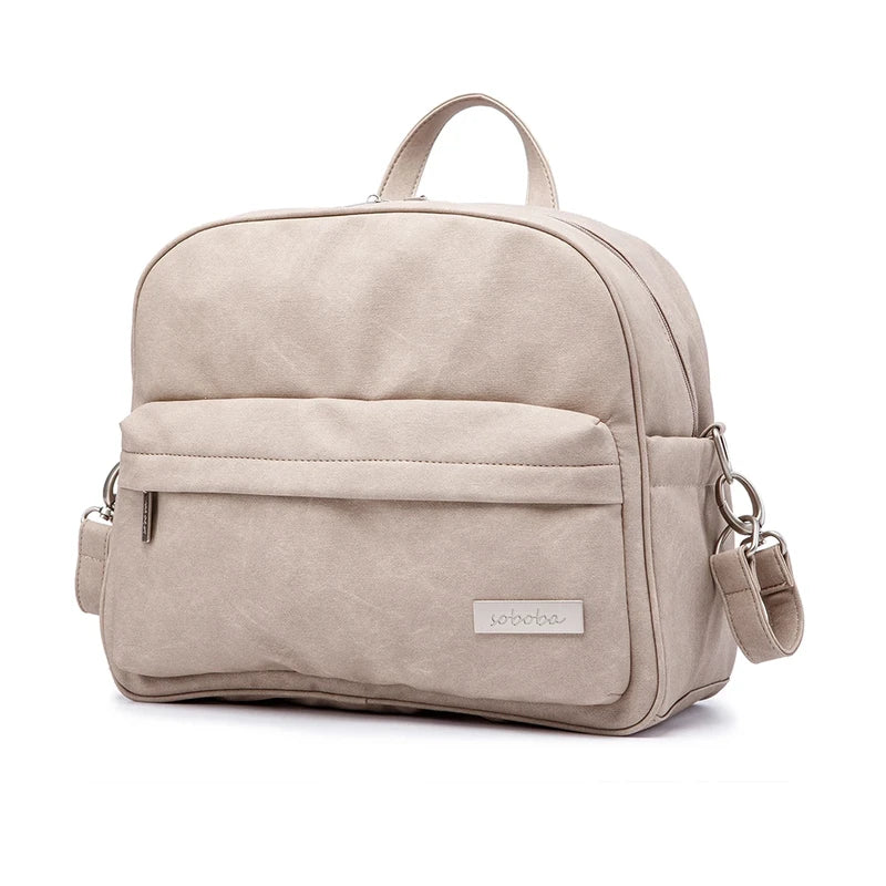 Sac à couches beige